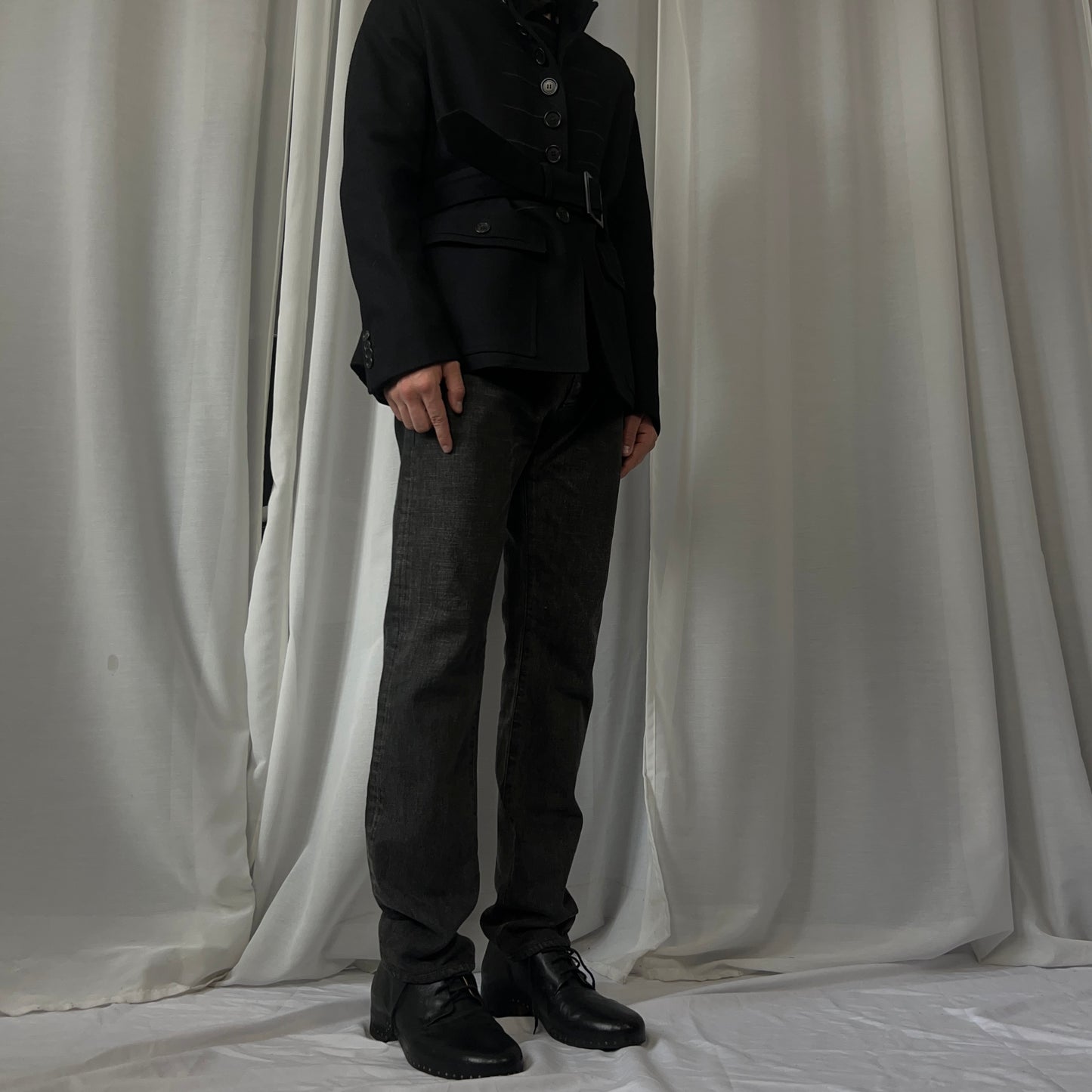 Dior Homme Charcoal Fade Slim Jeans - SS10