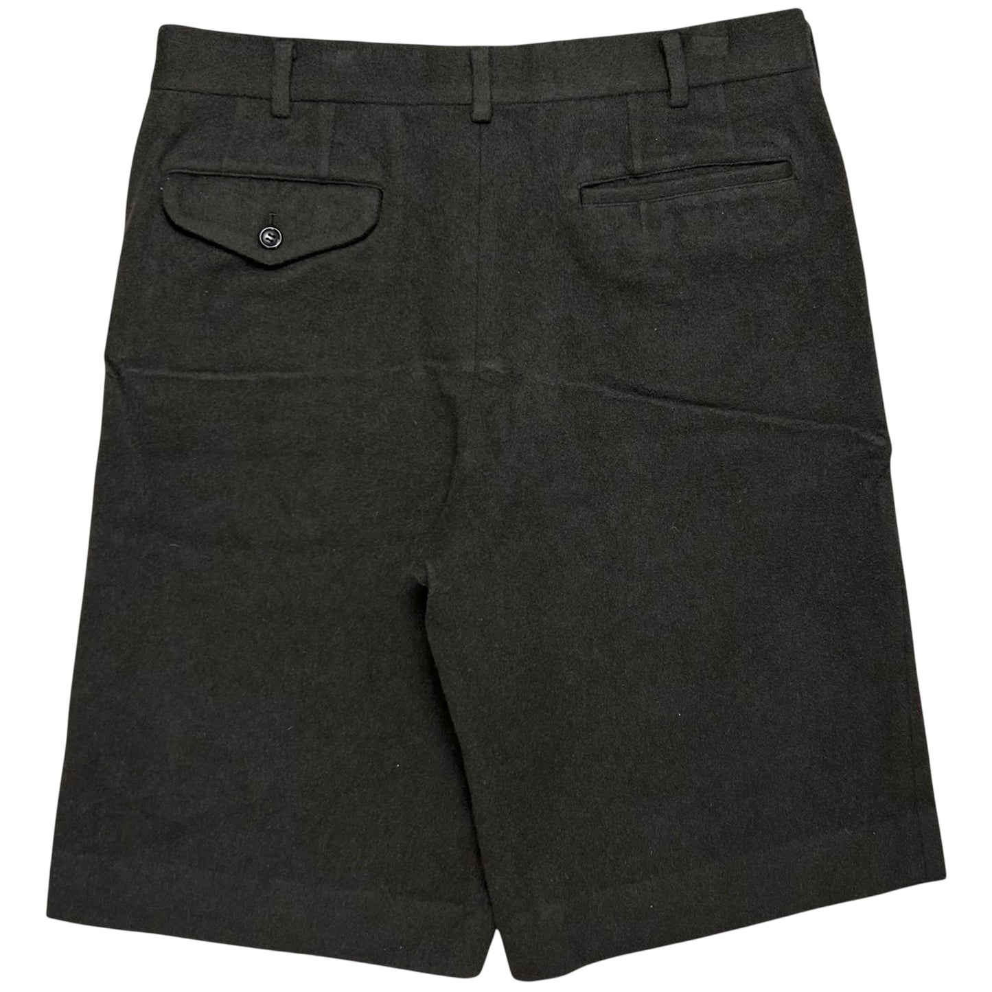 Comme des Garcons Homme Plus Brushed Wool Shorts - SS21