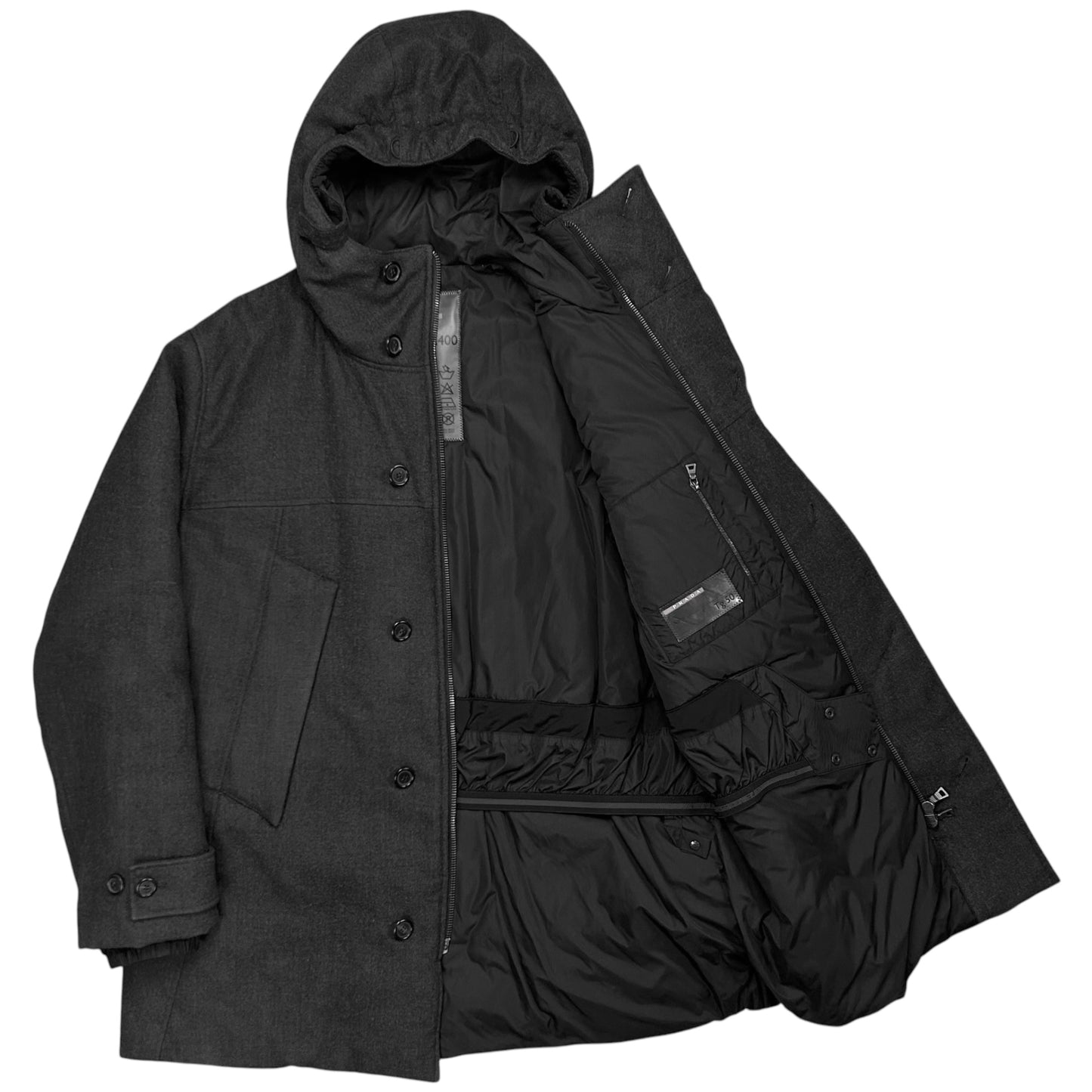 Prada Padded Wool Parka