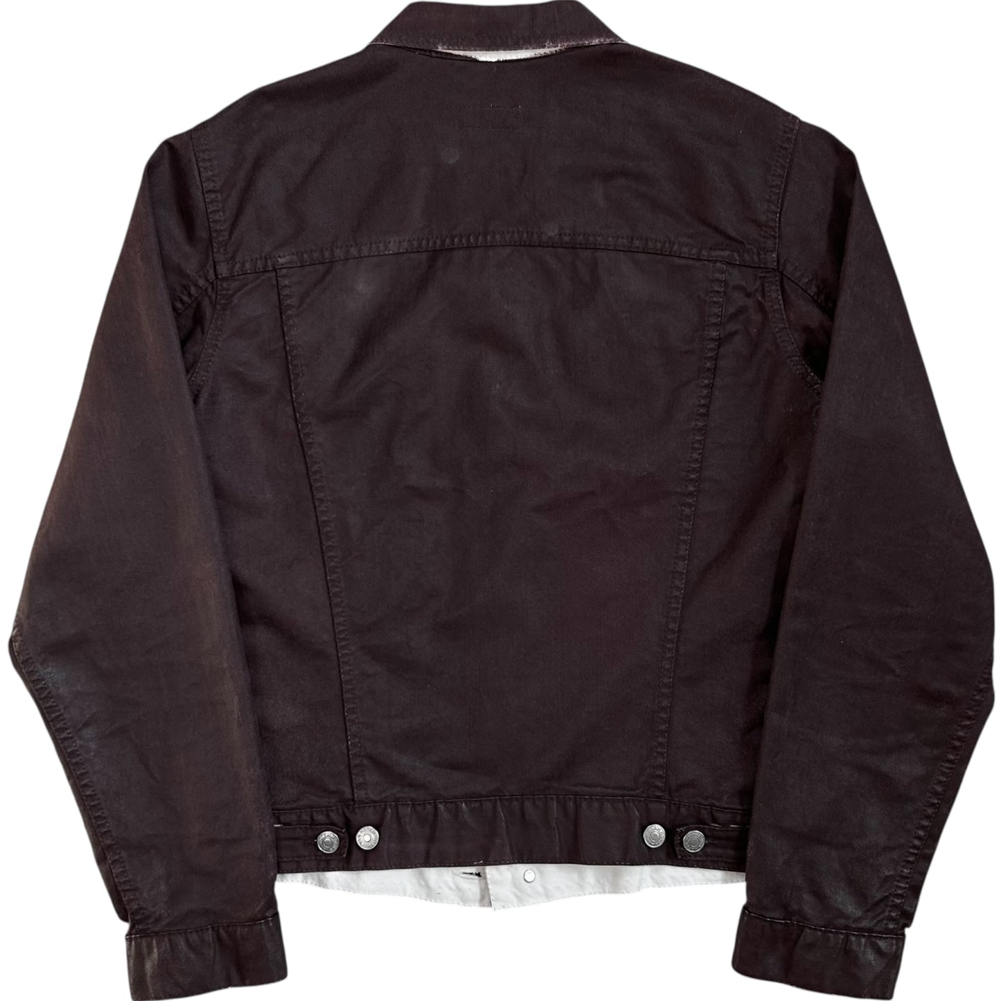 Dries Van Noten Waxed Over Dye Trucker Jacket - AW14