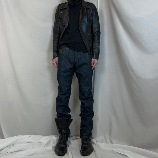 Dior Homme Pocket Embroidery Slim Raw Jeans - AW17