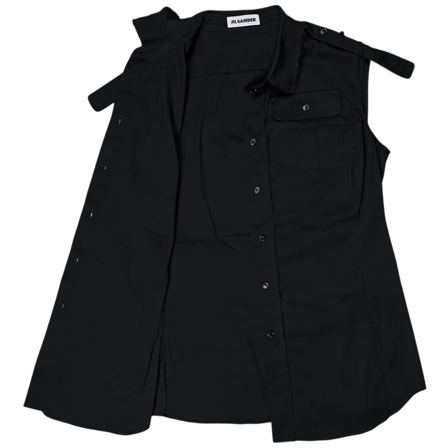 Jil Sander Sleeveless Military Cargo Shirt - SS10