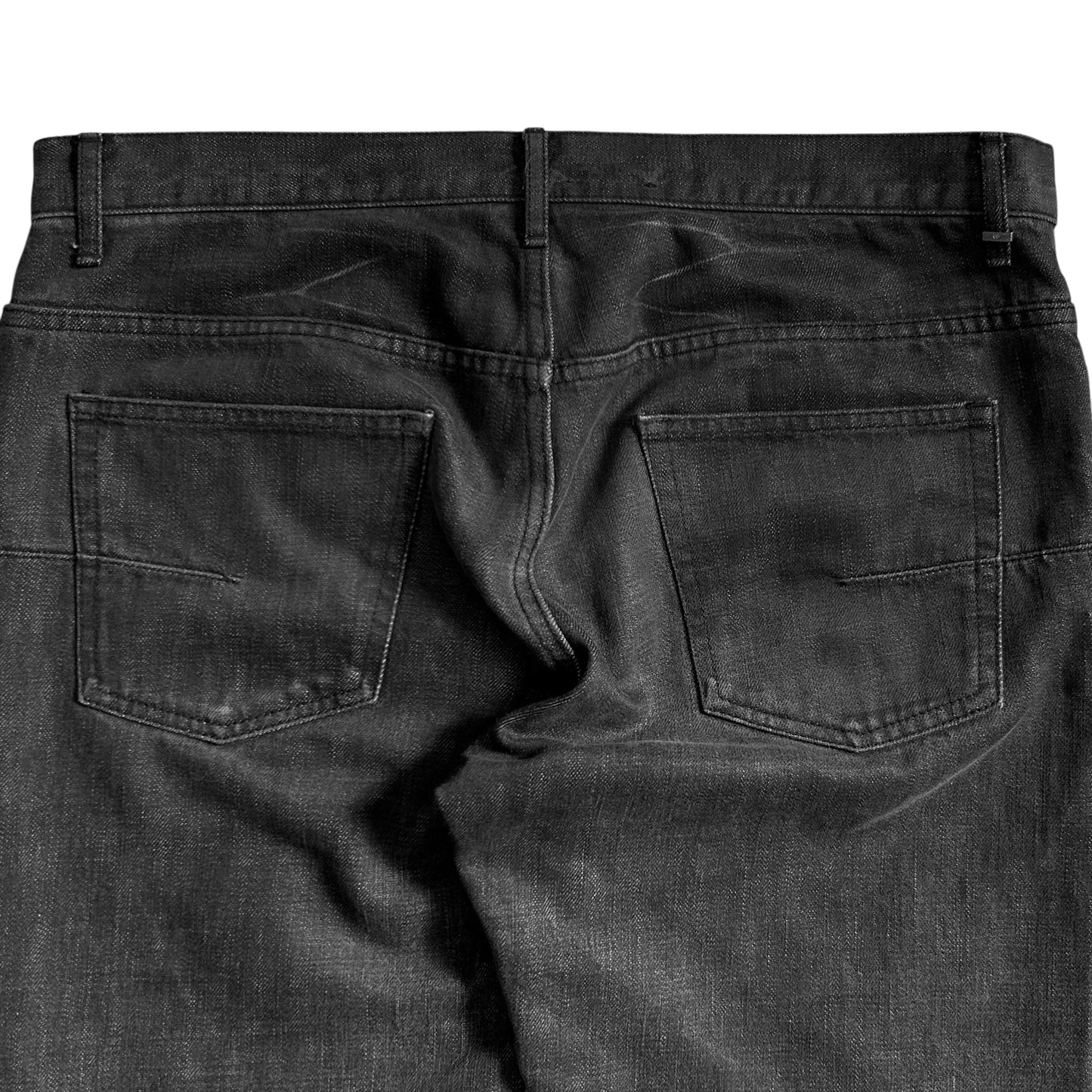 Dior Homme Charcoal Fade Slim Jeans - SS10