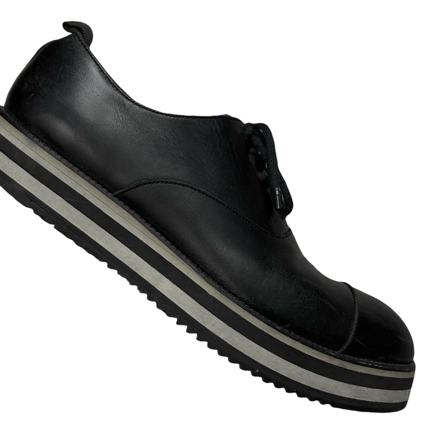 Comme des Garcons Homme Striped Platoform Derbies