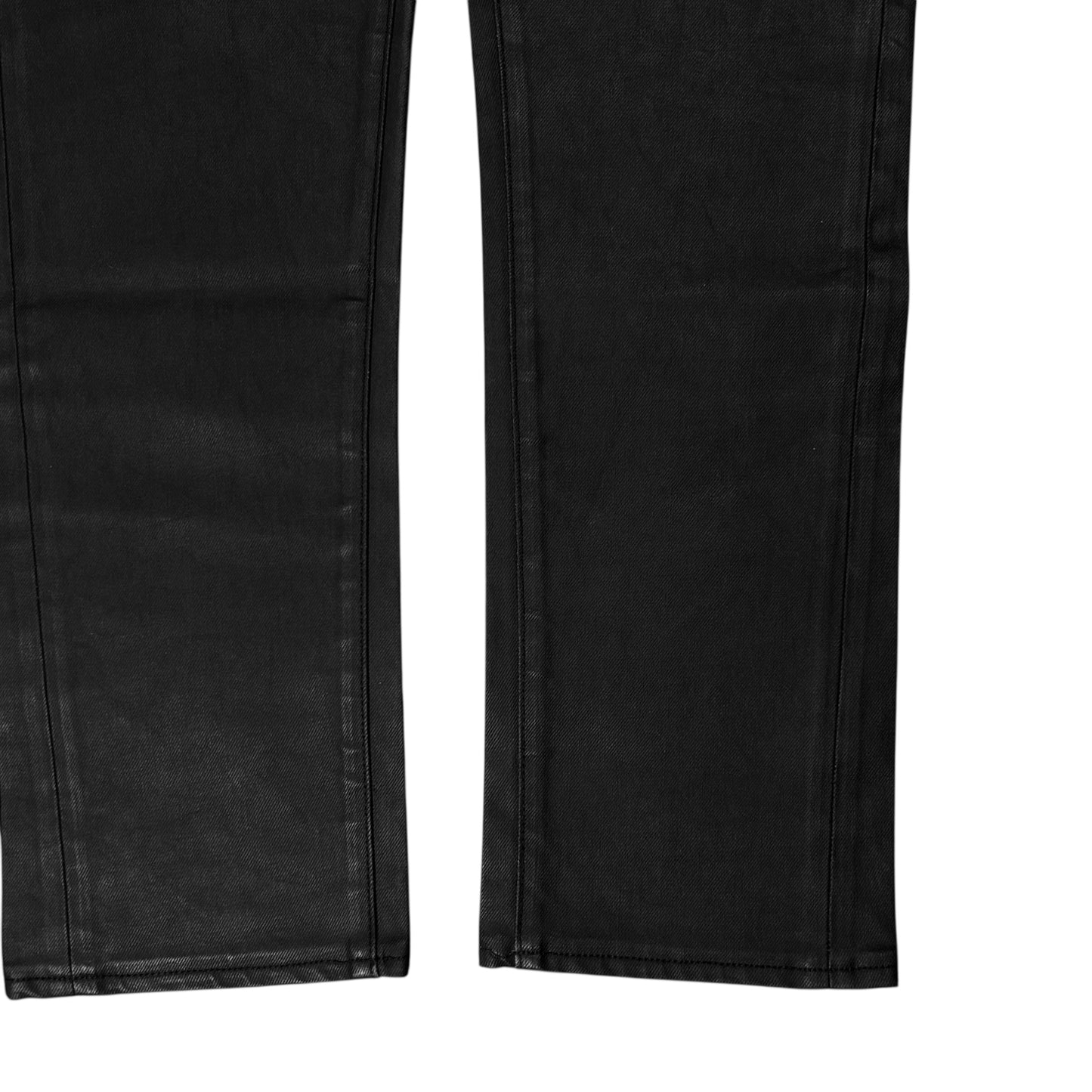 Balenciaga Waist Trimmed Waxed Jeans - SS13