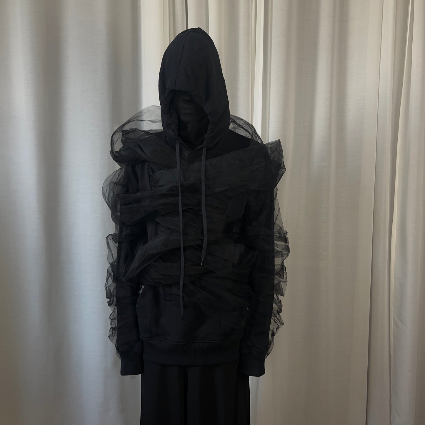 Y/Project Tulle Wrapped Hoodie - AW17