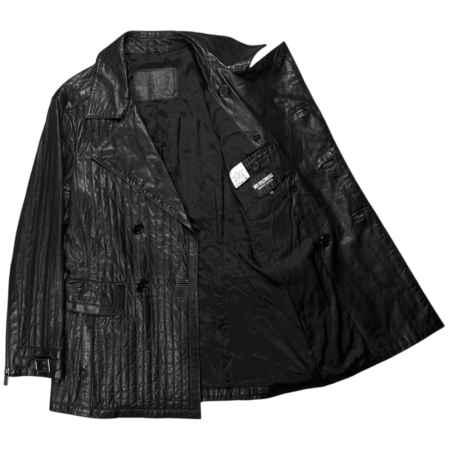 Dirk Bikkembergs Quilted Calf Leather Field Jacket