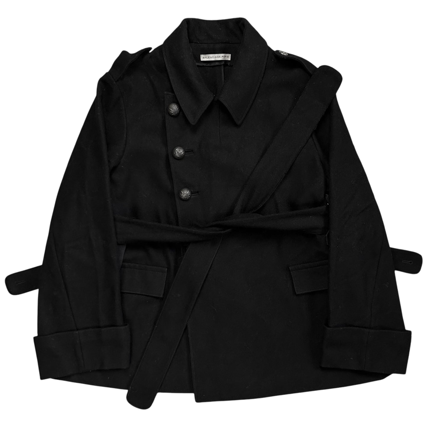 Balenciaga Double Belted Sailor Jacket