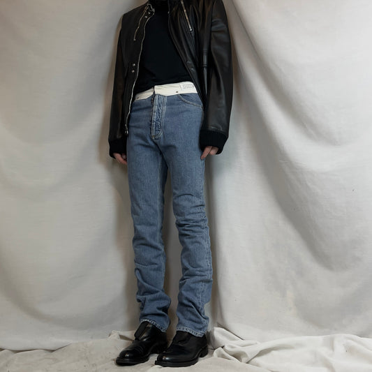 Maison Margiela Deconstructed Waist Jeans - AW18