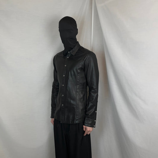 Dirk Bikkembergs Calf Leather Snap Shirt - SS10
