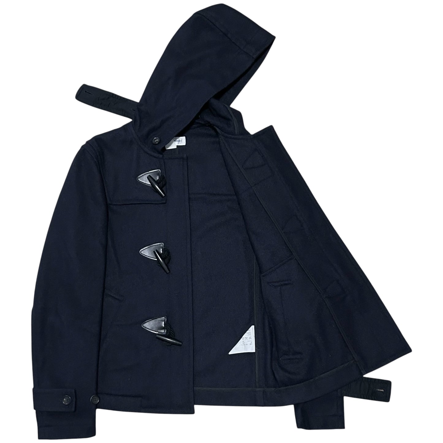 Comme des Garcons Shirt Hooded Duffle Wool Jacket - AW17