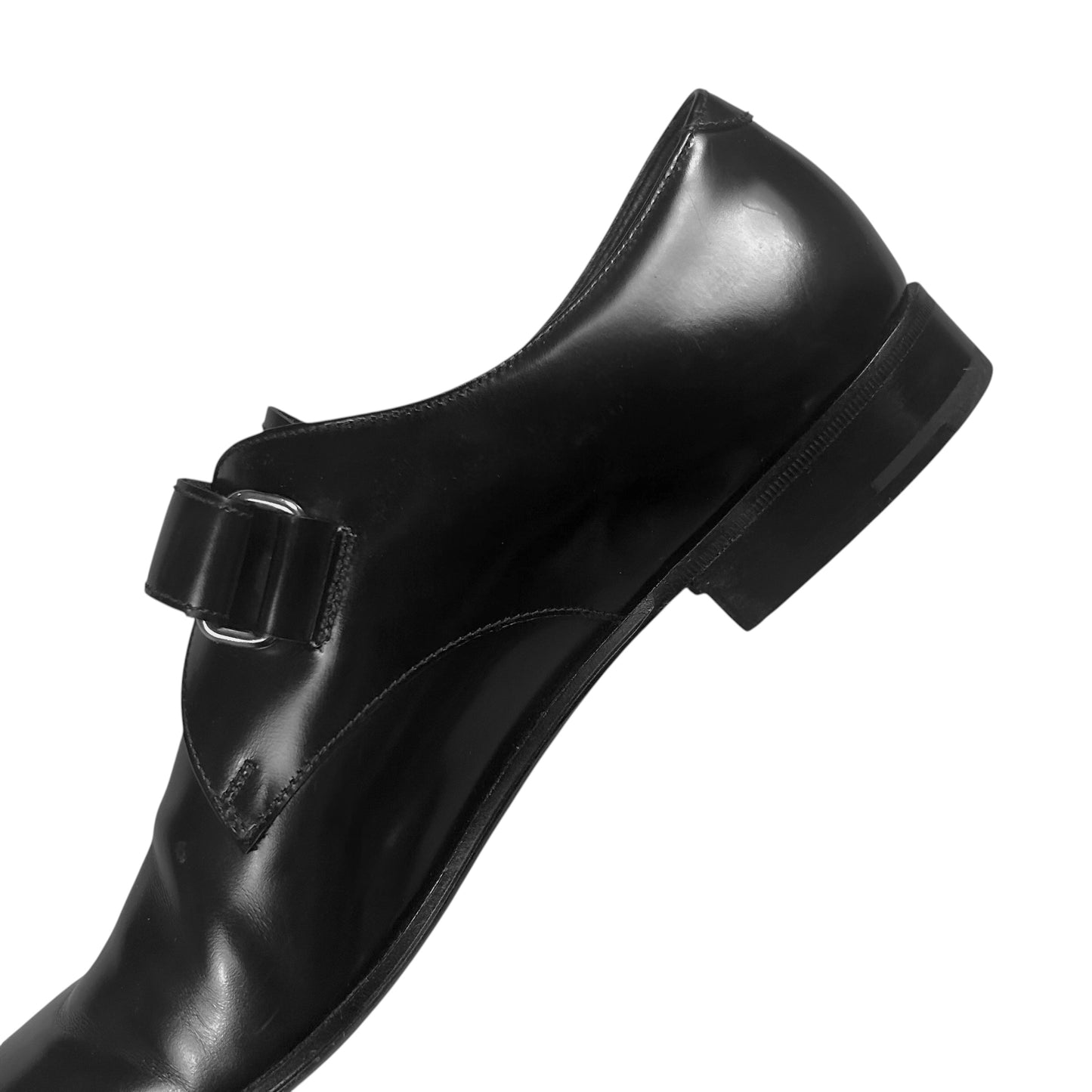 Prada Velcro Monk Strap Derbies