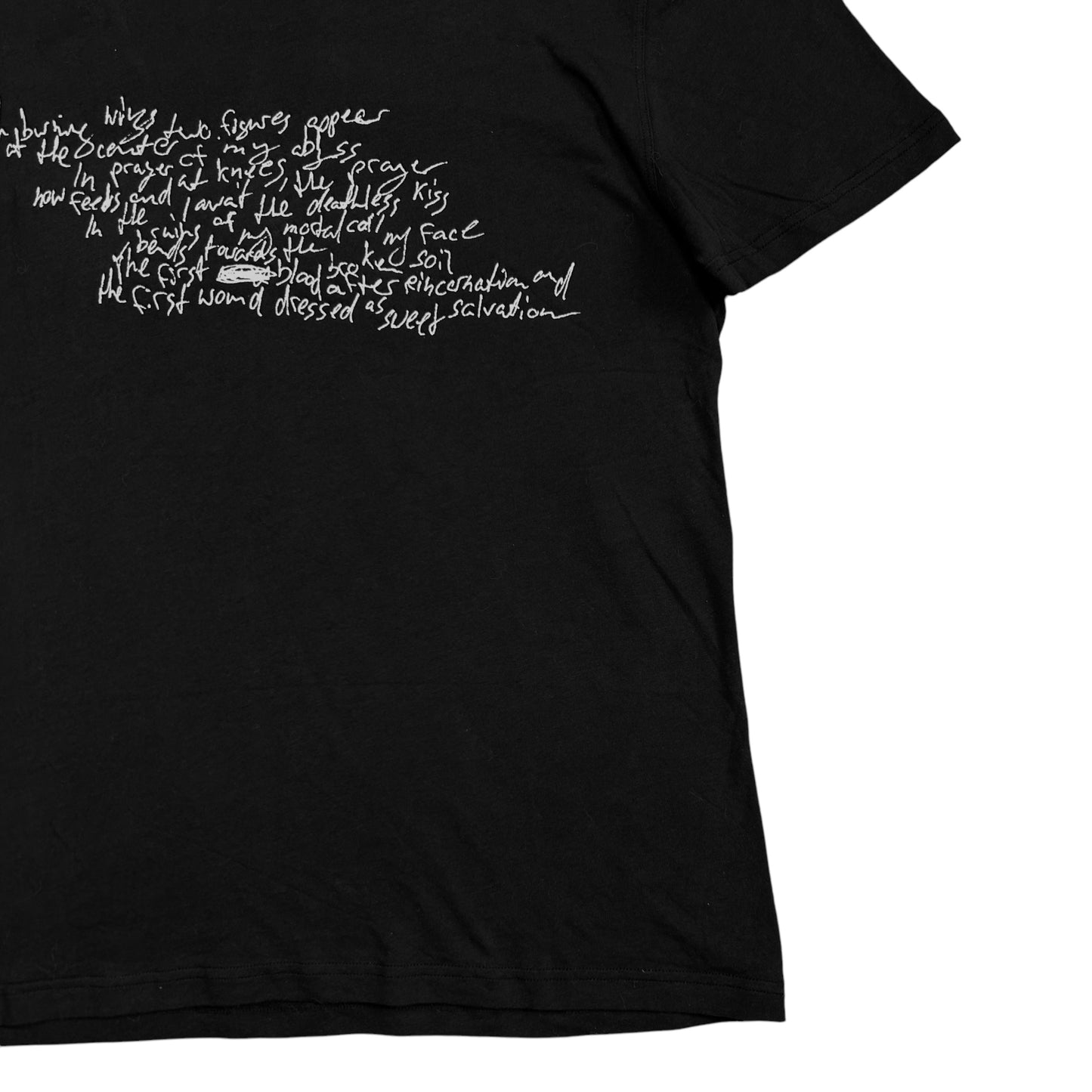 Ann Demeulemeester Poem Sample T-Shirt - SS24