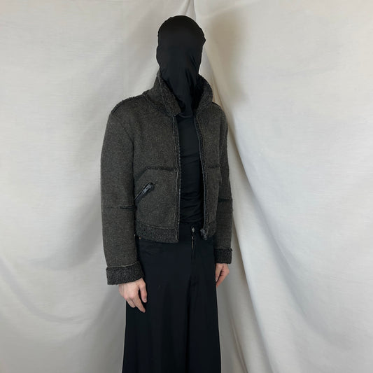 Maison Martin Margiela Sherpa Wool Bomber Jacket - AW08