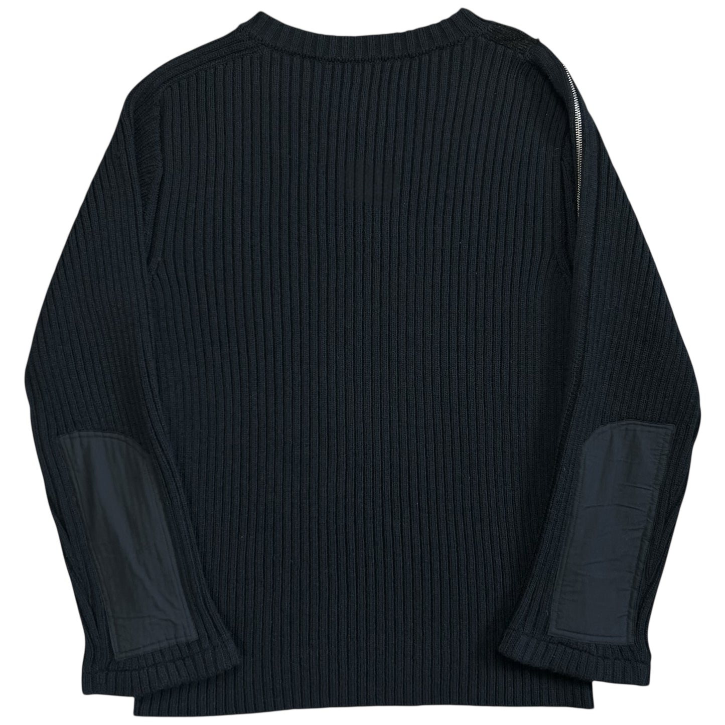 Dries Van Noten Shoulder Zip Military Knit Sweater - AW14