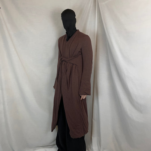 Rick Owens Belt Wrap Sisyphus Blood Coat - AW18