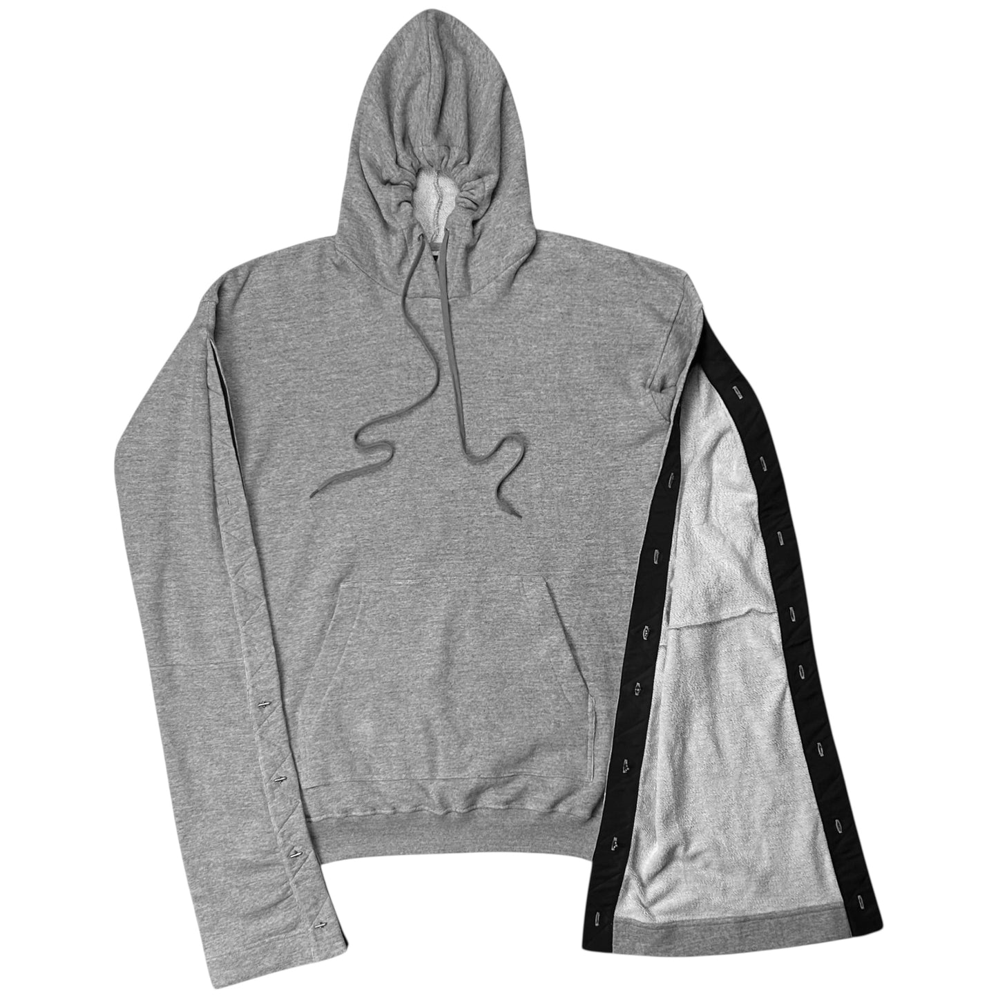 Y/Project Extended Sleeve Button Hoodie - SS17