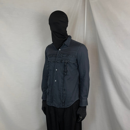 Comme des Garcons Patchwork Ruffle Shirt - AW05