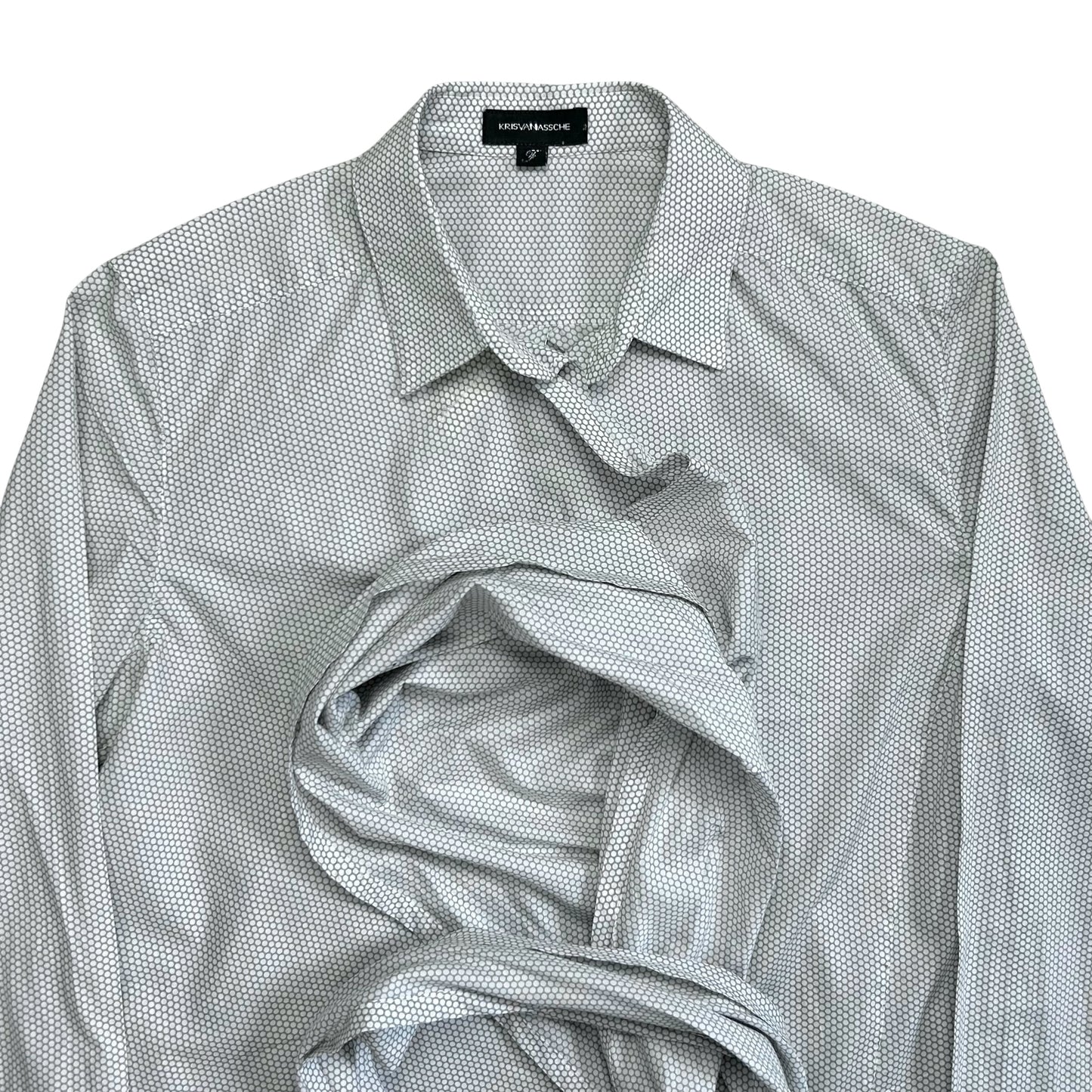 Kris Van Assche Asymmetric Wrap Layer Scarf Shirt