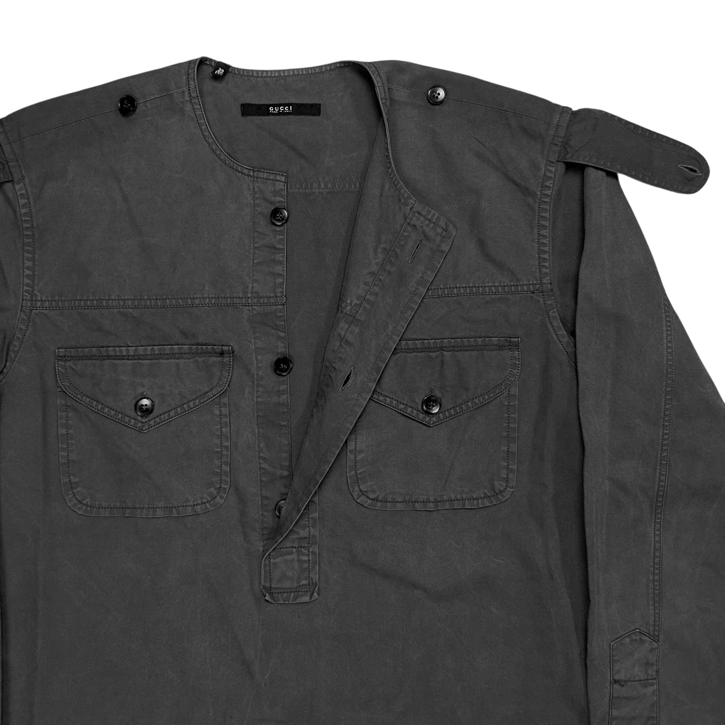 Gucci By Tom Ford Miliary Cargo Shirt
