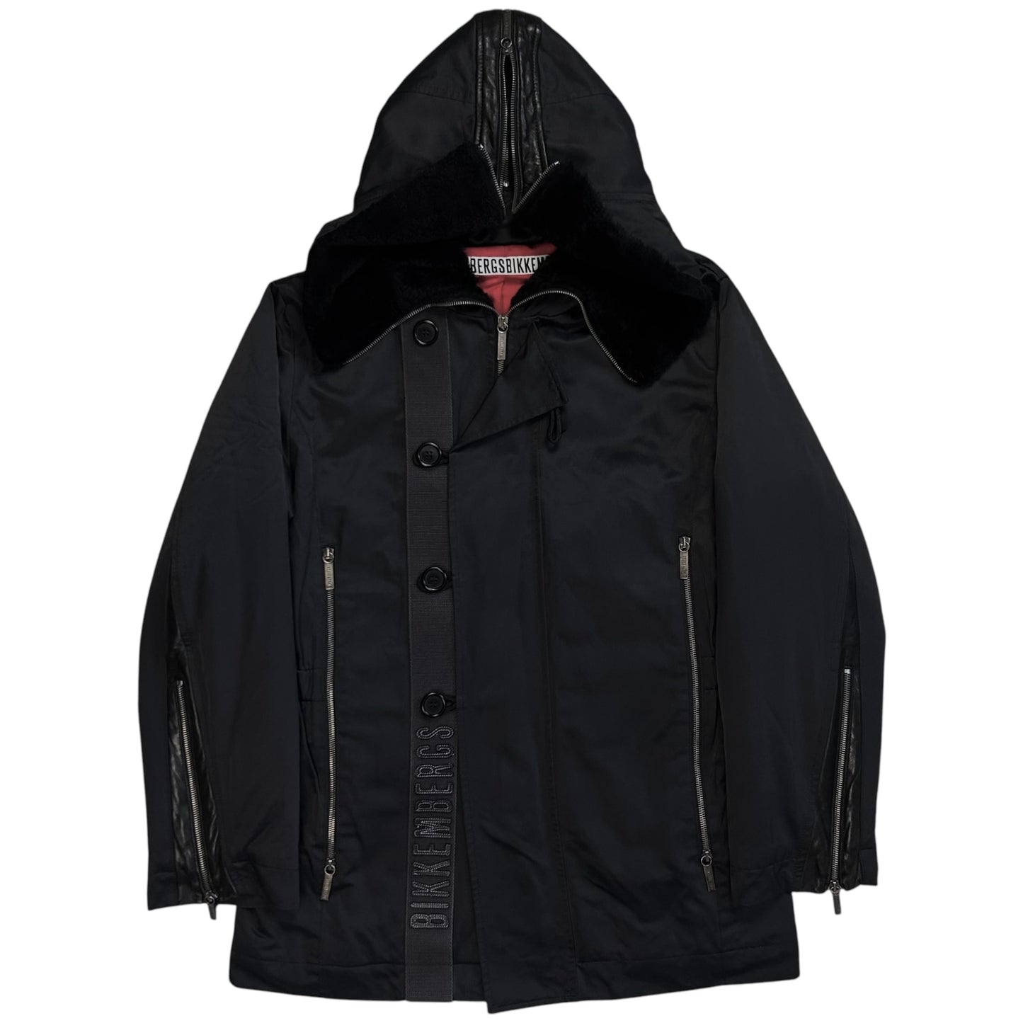 Dirk Bikkembergs Coated Multi Zip Duffle Parka