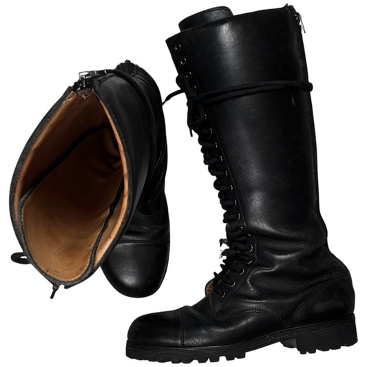 Helmut Lang 20 Hole Combat Boots - 90s