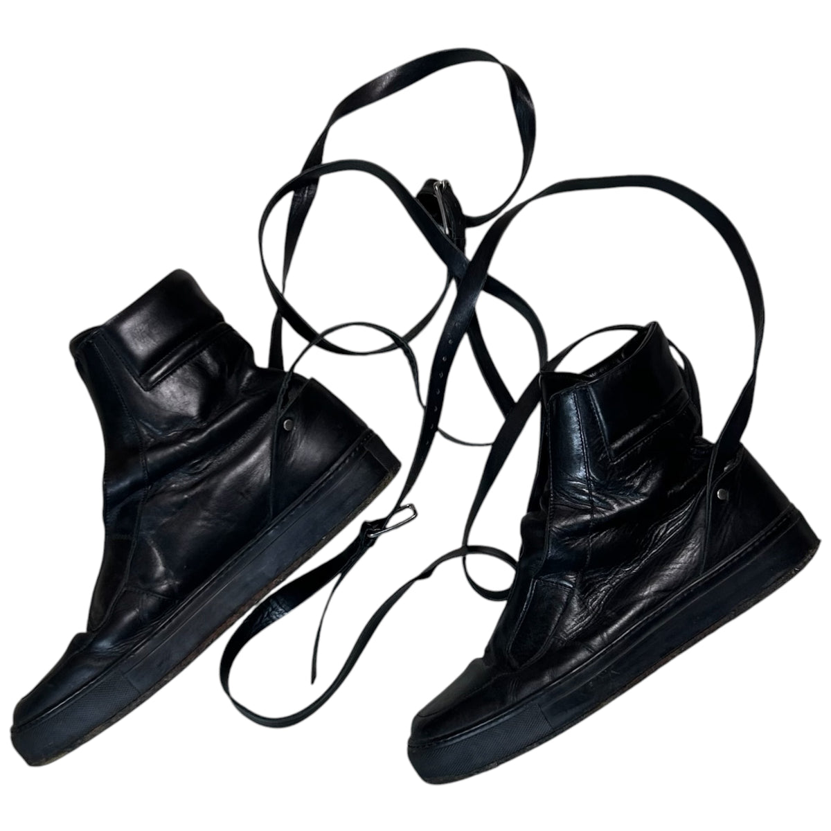 Kris Van Assche Bondage Strap High Top Sneakers - AW10