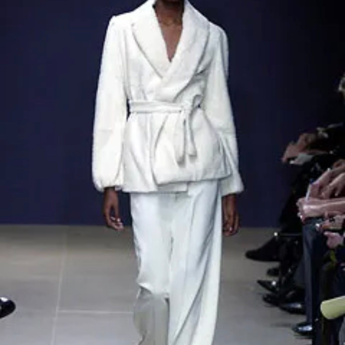 Jil Sander Belted Shawl Collar Jacket - AW02