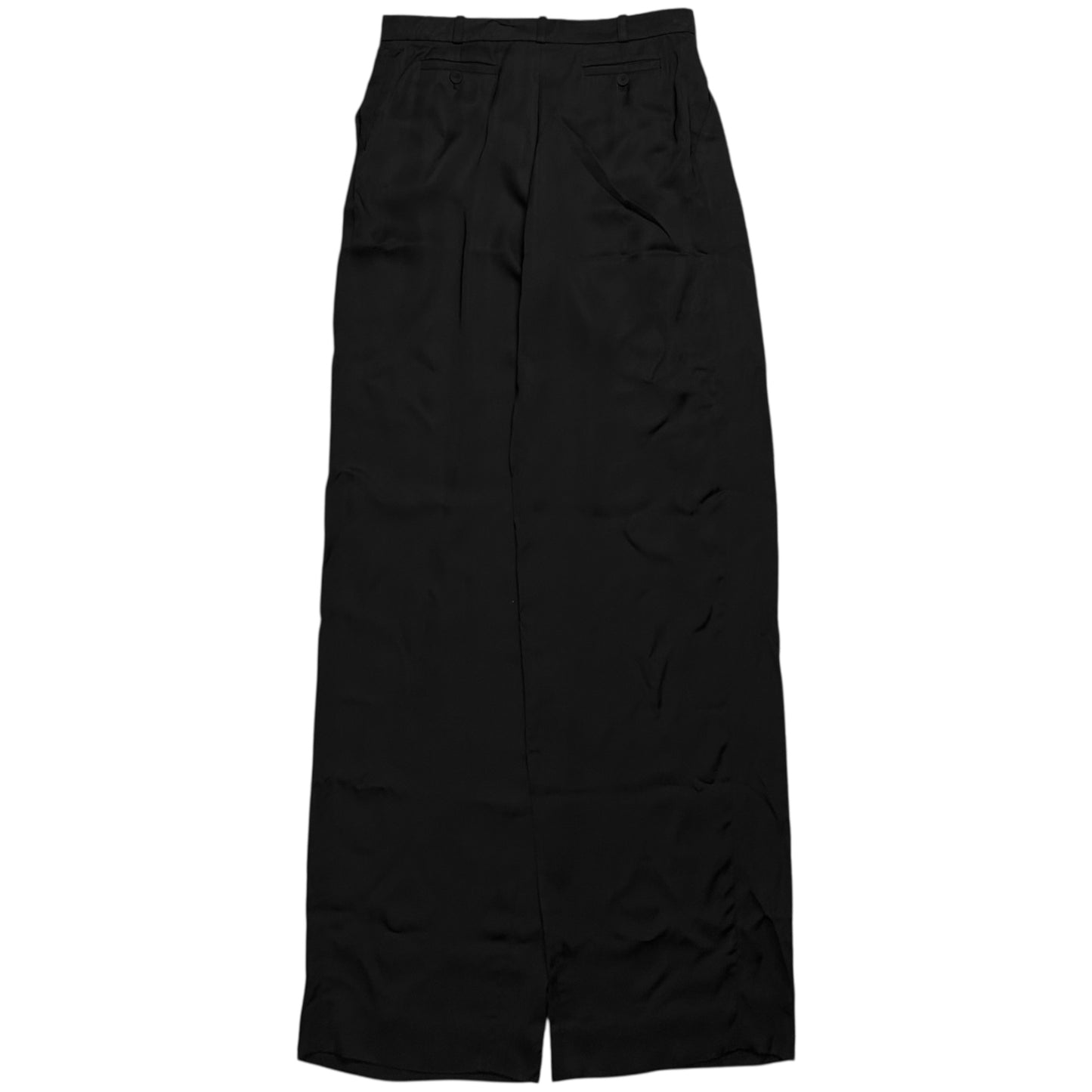 Balenciaga Wide Pleated Silk Trousers - AW09