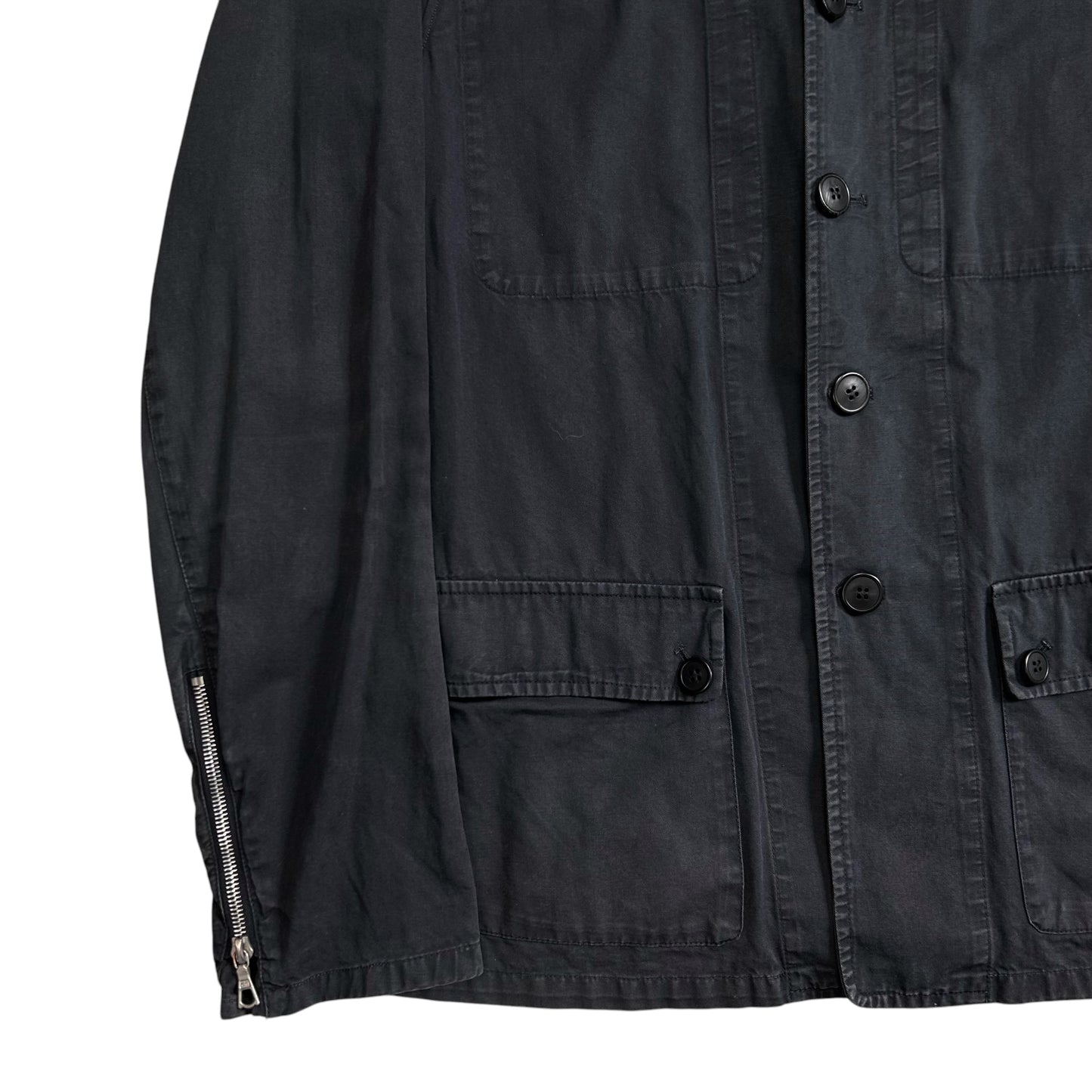Dries Van Noten Sleeve Zipped Work Jacket