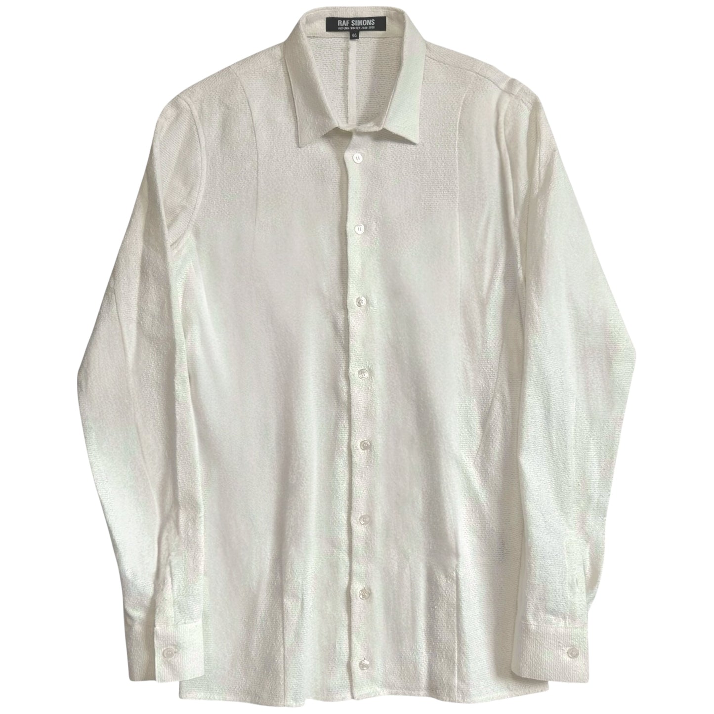 Raf Simons Panelled Crepe Shirt - AW08