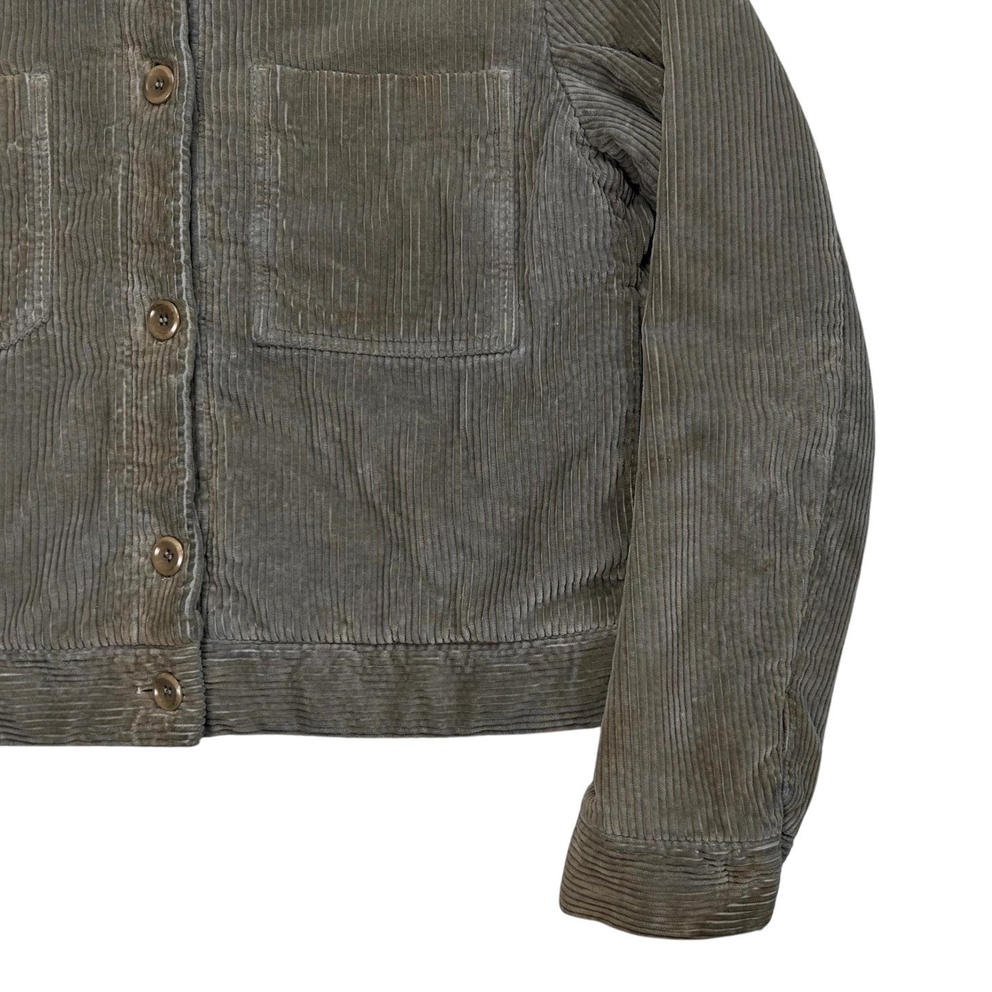 Maison Martin Margiela Detachable Collar Scarf Corduroy Bomber Jacket - AW01