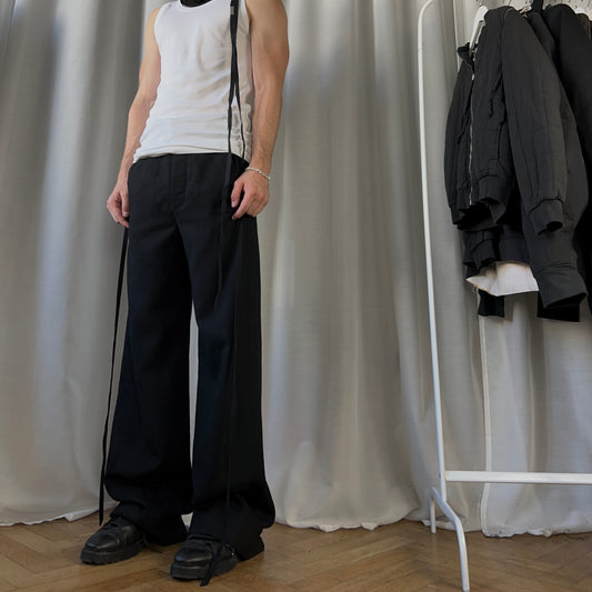 Ann Demeulemeester Bonne Slouchy Wool Trousers - AW21