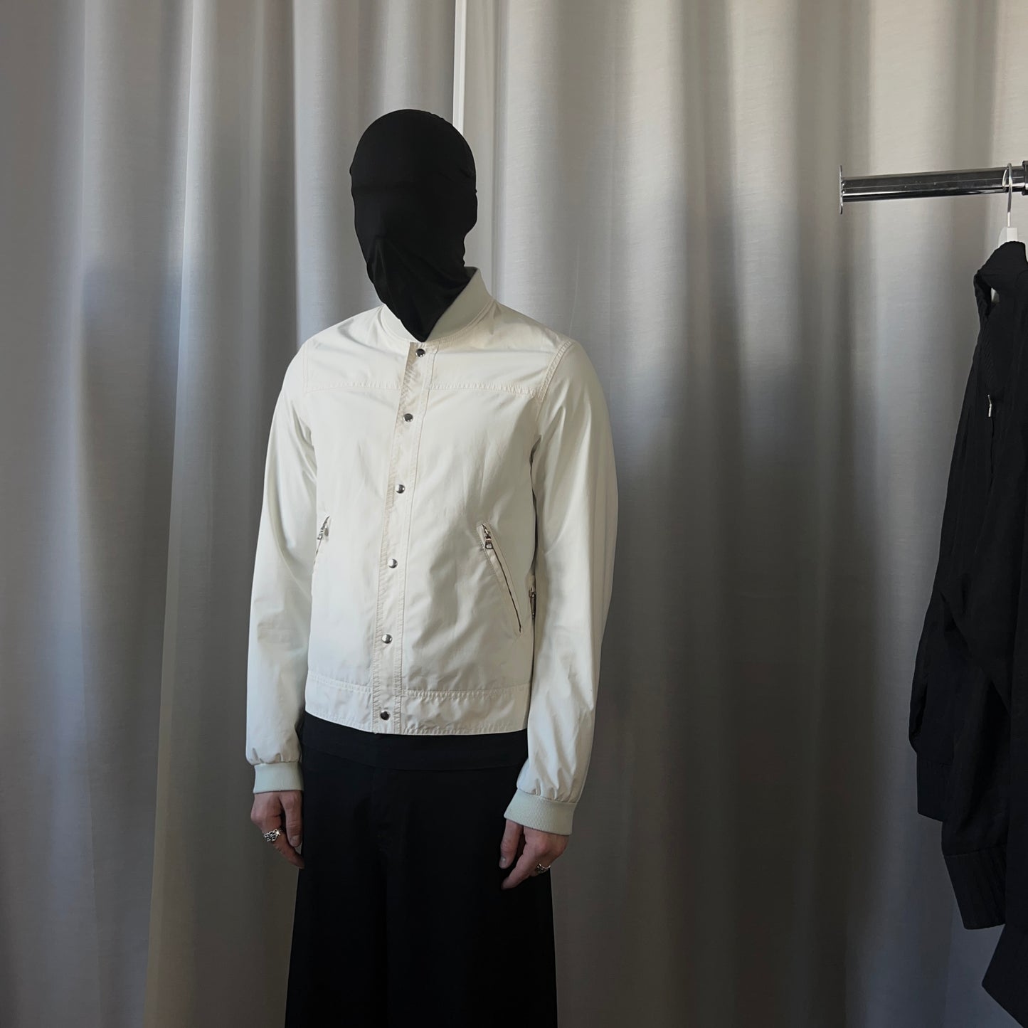Prada Carabiner Snap Bomber Jacket