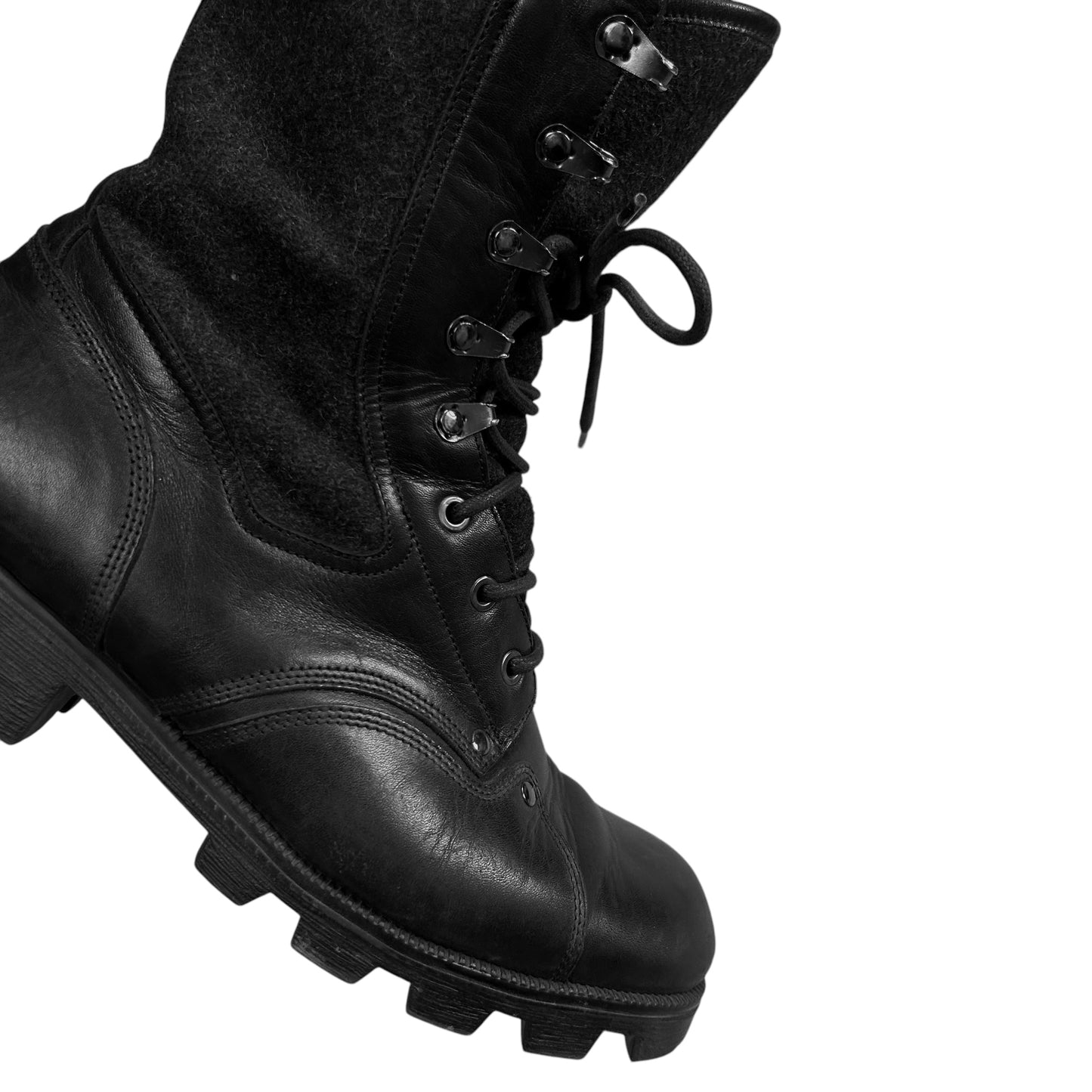 Maison Martin Margiela Stud Hook Combat Boots - AW14