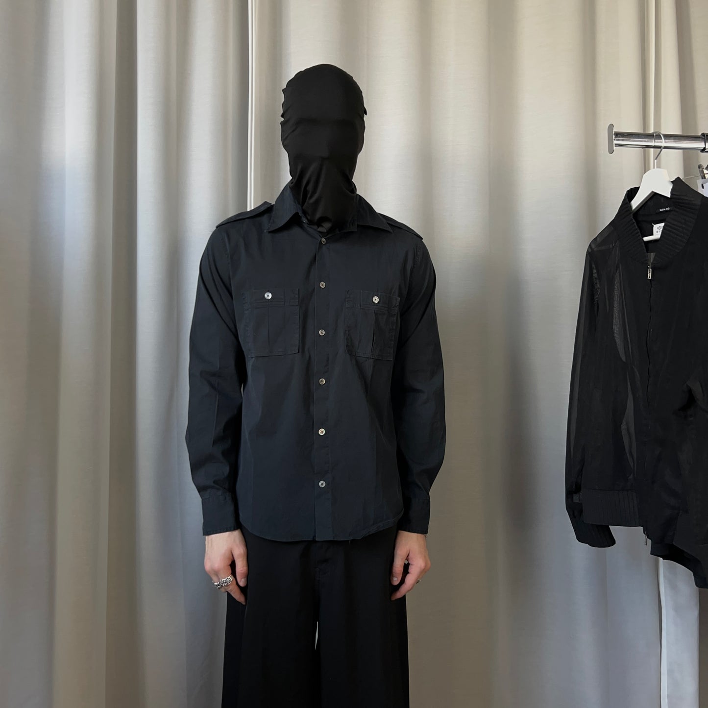 Jil Sander Military Cargo Work Shirt