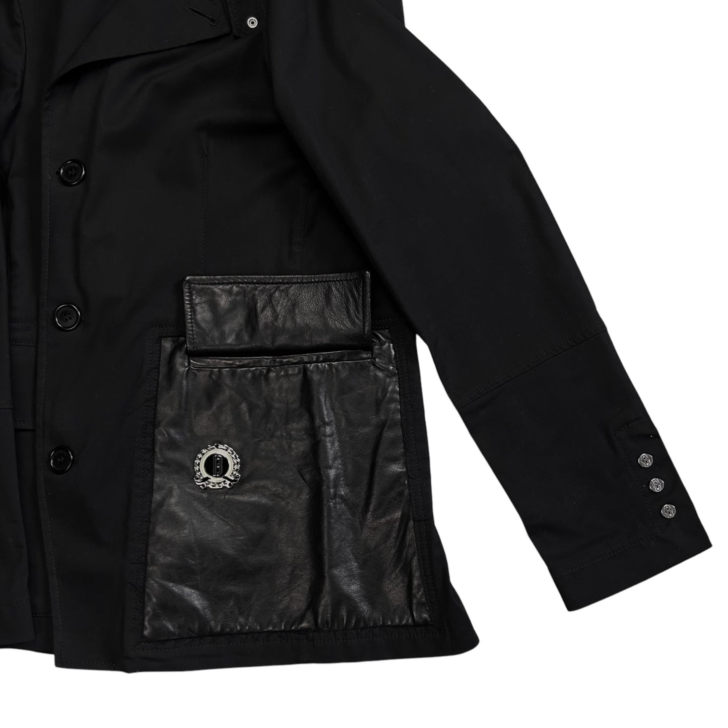 Dirk Bikkembergs Leather Pocket Blazer