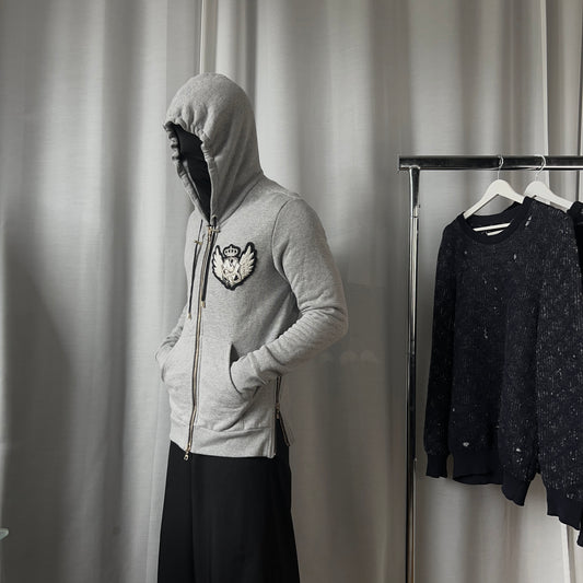 Balmain by Decarnin Crest Zip Hoodie - SS10
