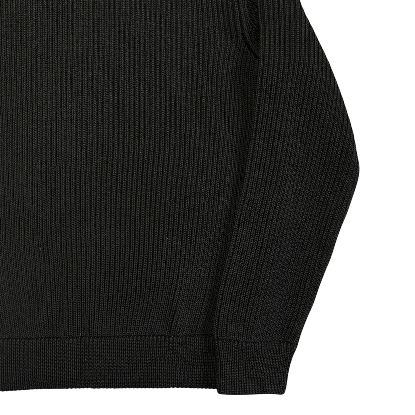 Maison Martin Margiela Heavy Rib Knit Zip Sweater - AW14