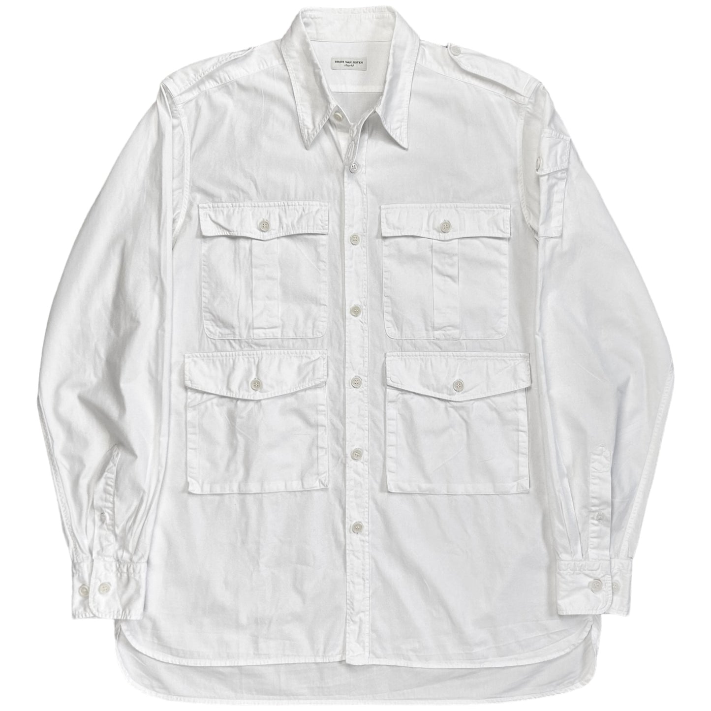 Dries Van Noten Four Cargo Pocket Shirt - SS18