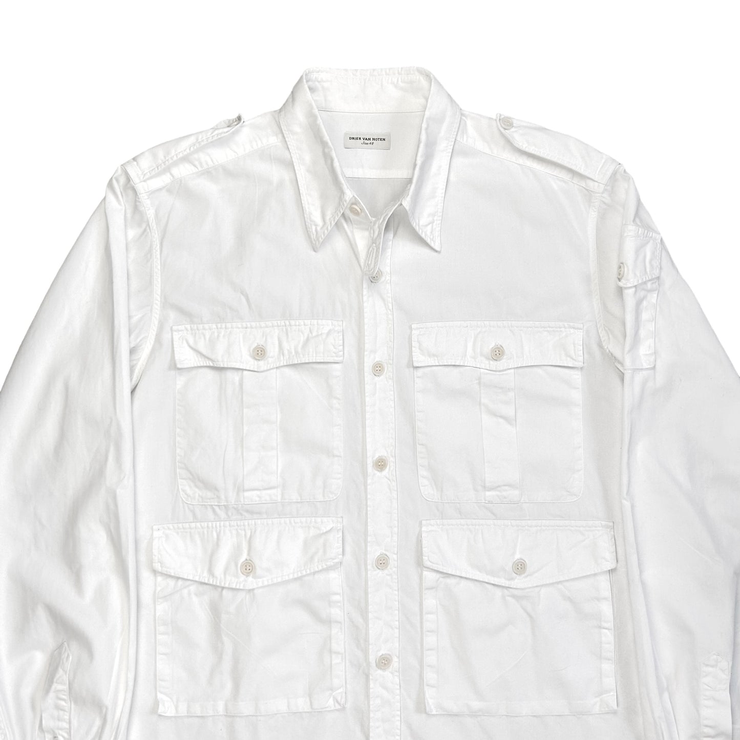 Dries Van Noten Four Cargo Pocket Shirt - SS18