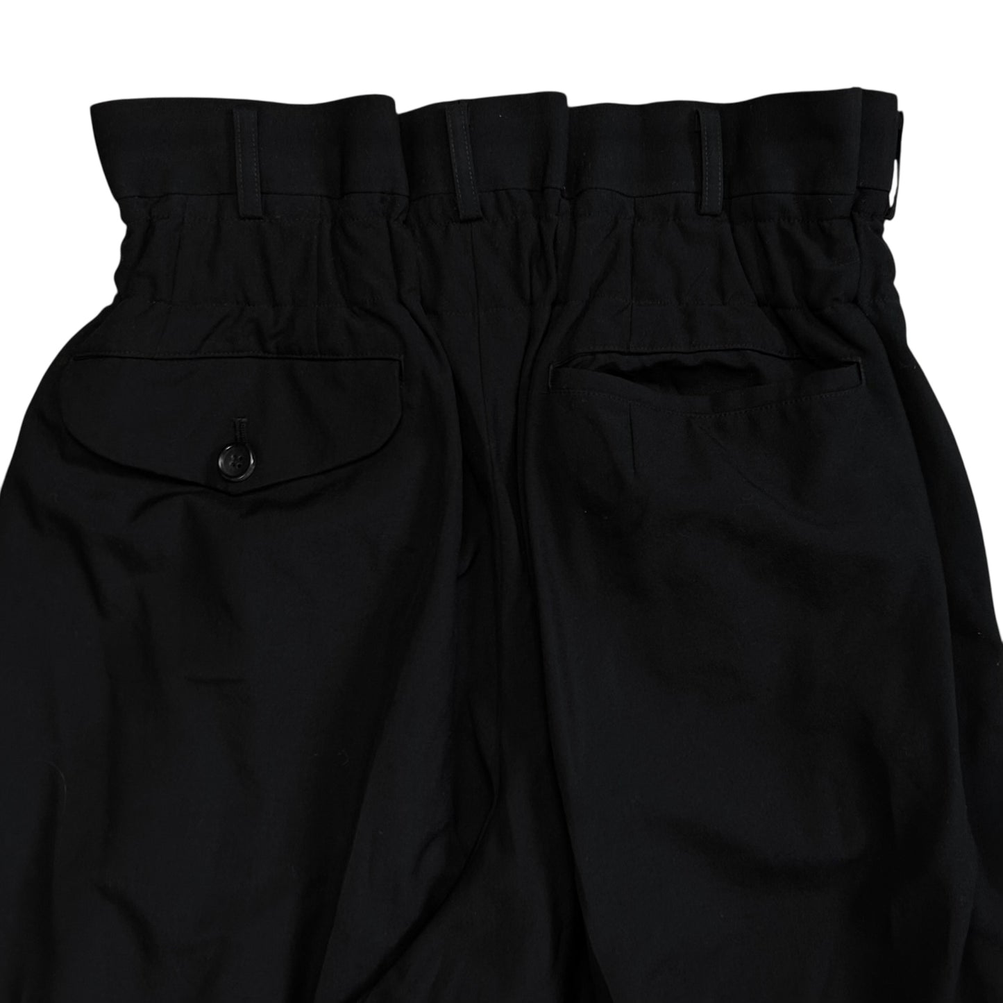 Comme des Garcons Wide Gathered Waist Shorts - SS16