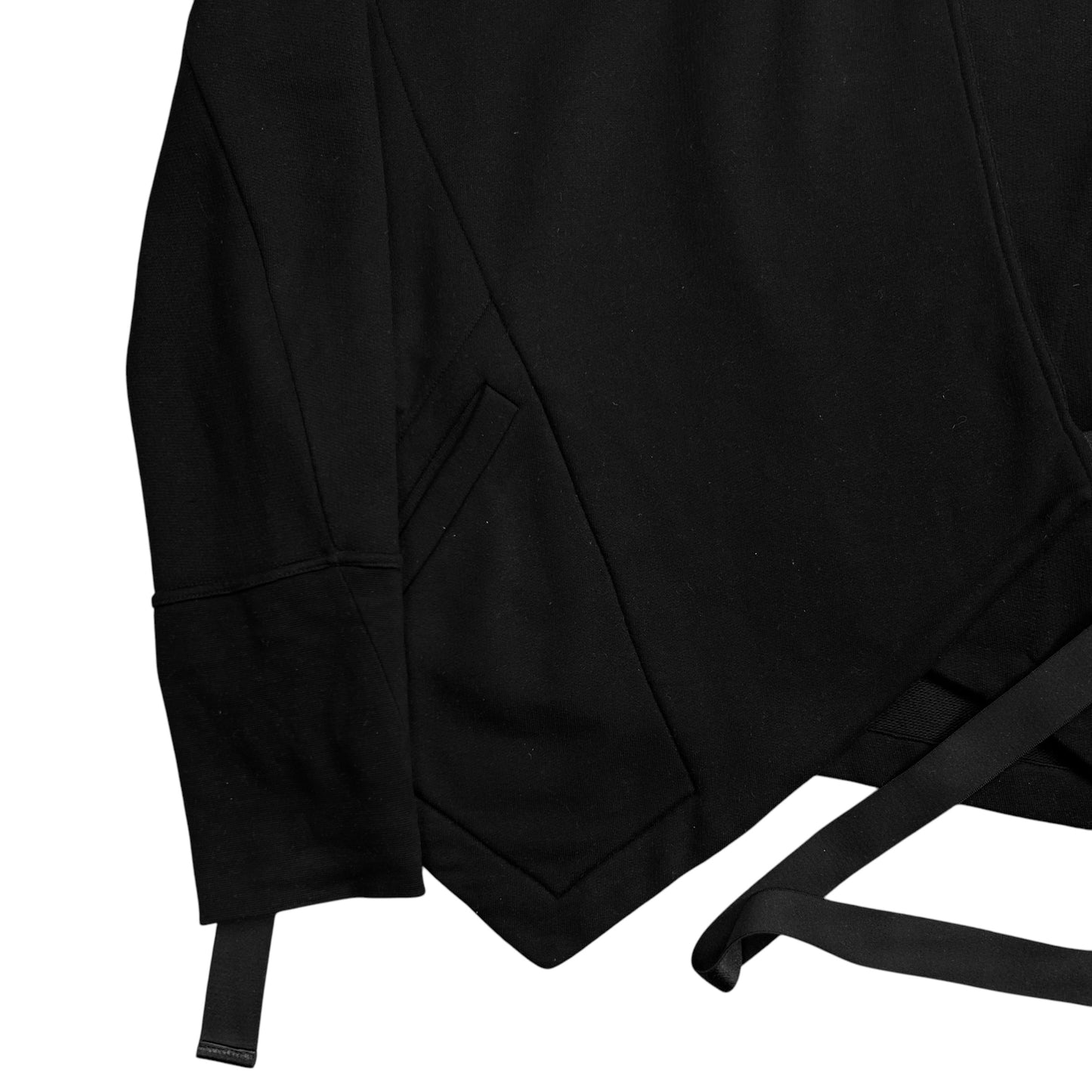 Ann Demeulemeester Asymmetric Bondage Strap Hoodie - AW16