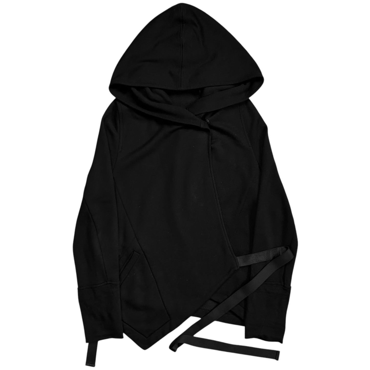 Ann Demeulemeester Asymmetric Bondage Strap Hoodie - AW16