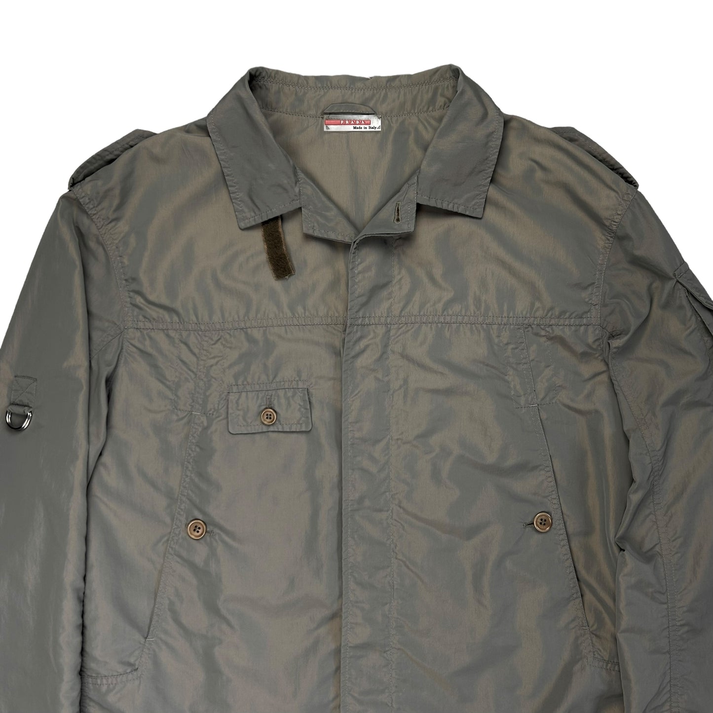 Prada D-Ring Utility Bomber Jacket
