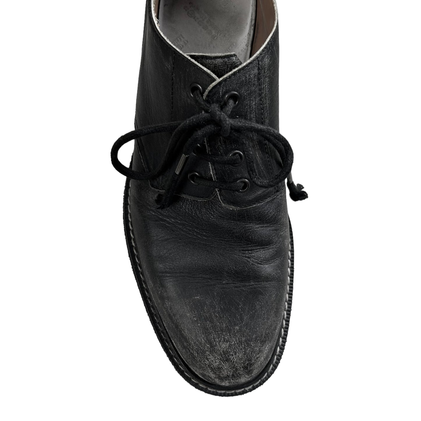 Maison Margiela Distressed Scratch Derbies - AW17