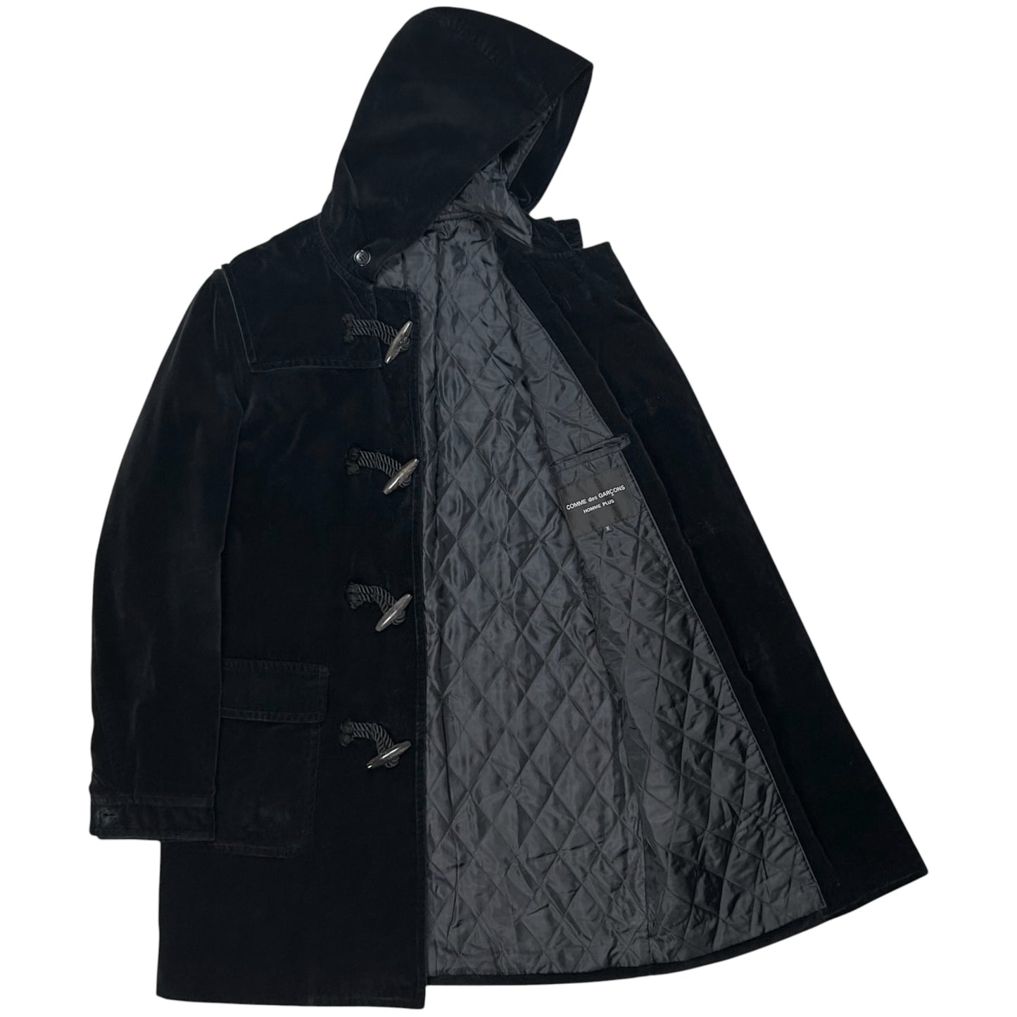 Comme des Garcons Homme Plus Velour Duffle Coat - AW06