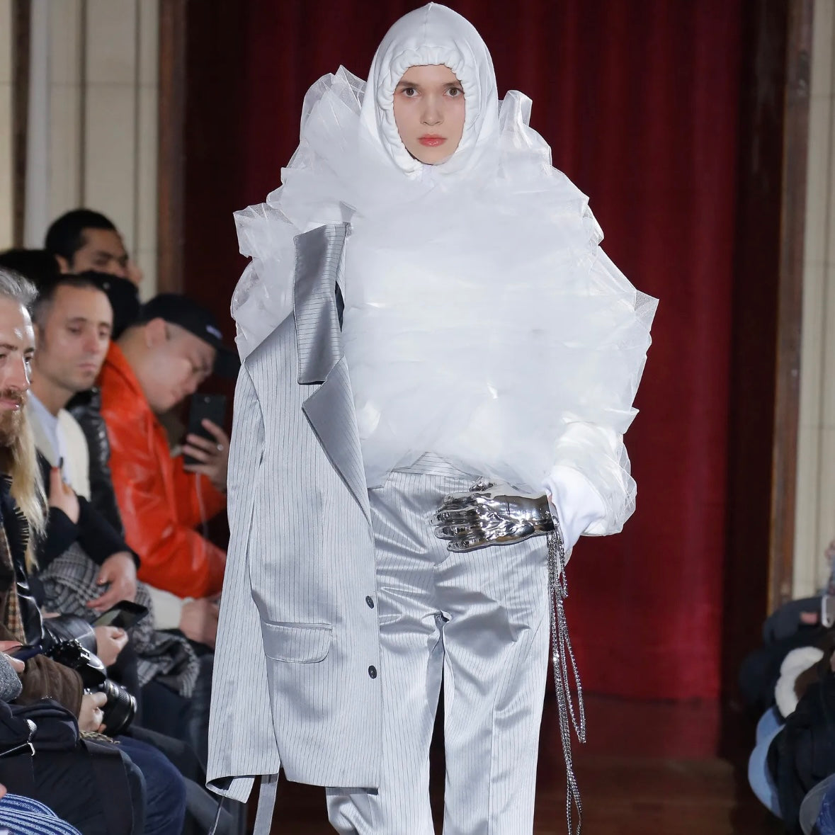 Y/Project Tulle Wrapped Hoodie - AW17