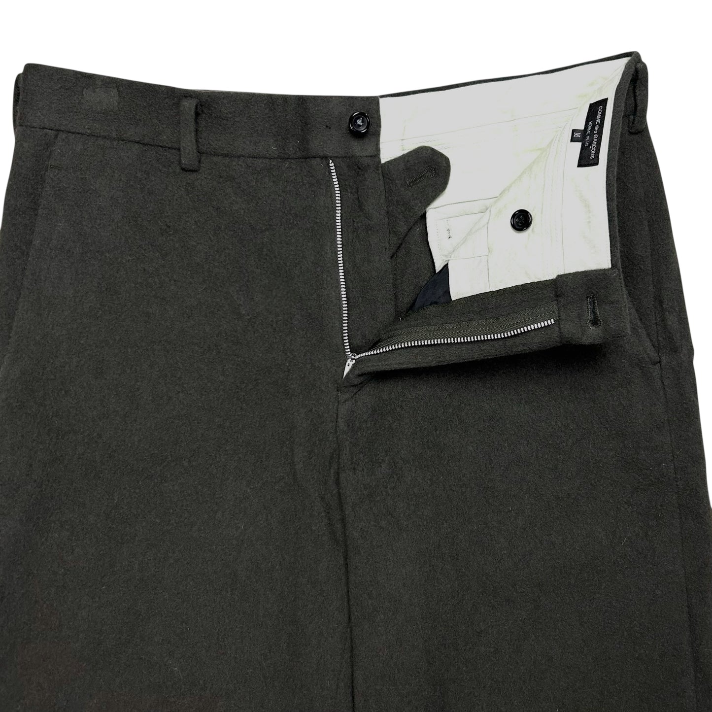 Comme des Garcons Homme Plus Brushed Wool Shorts - SS21