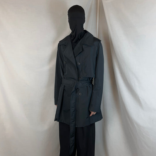 Dior Homme Back Panel Silk Trench Coat - SS08
